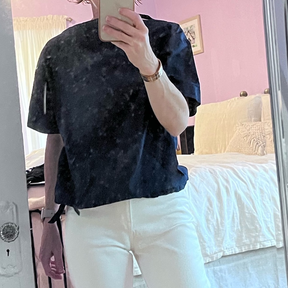 Jacquemus Black Boxy Short-Sleeve Top